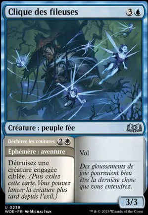 Clique des fileuses // Déchirer les coutures