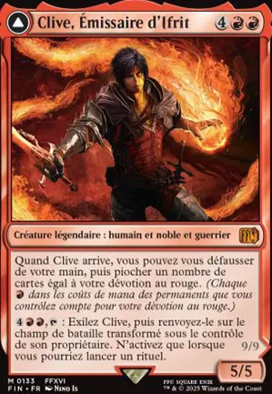 Clive, Émissaire d'Ifrit // Ifrit, Primordial du feu