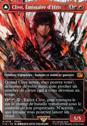 Clive, Émissaire d'Ifrit // Ifrit, Primordial du feu
