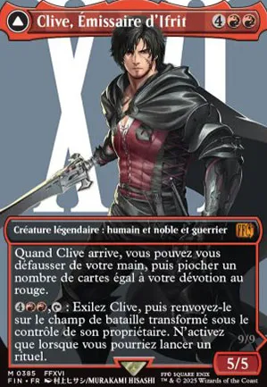 Clive, Émissaire d'Ifrit // Ifrit, Primordial du feu