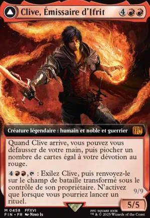 Clive, Émissaire d'Ifrit // Ifrit, Primordial du feu