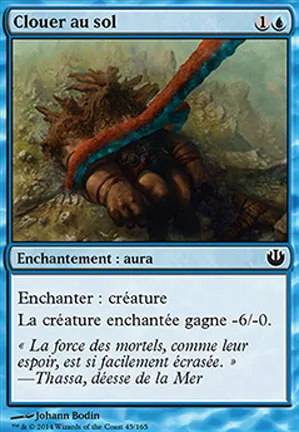 Clouer au sol