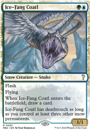 Coatl aux crocs de glace