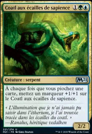 Coatl aux écailles de sapience