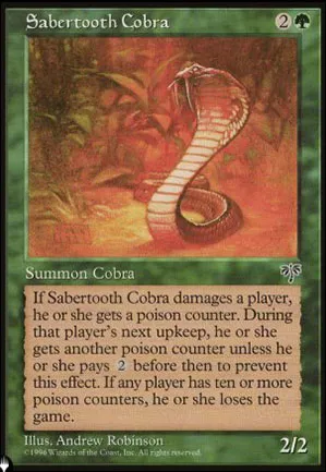 Cobra à dents de sabre