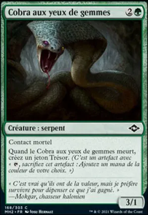 Cobra aux yeux de gemmes