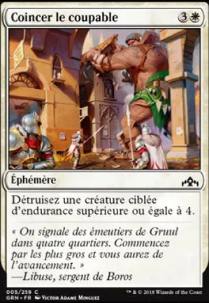 Coincer le coupable