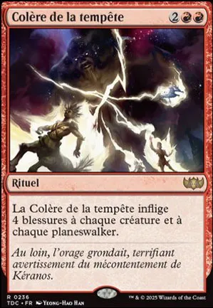 Colère de la tempête