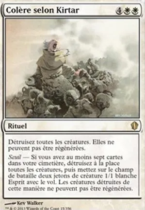 Colère selon Kirtar