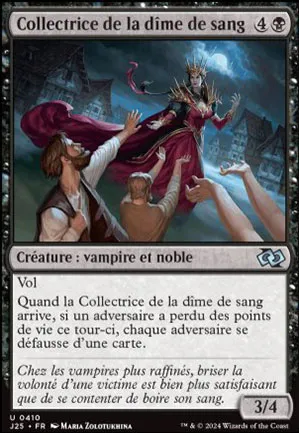 Collectrice de la dîme de sang