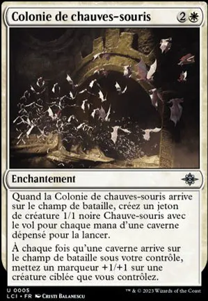 Colonie de chauves-souris