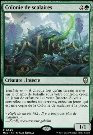 Colonie de scalaires