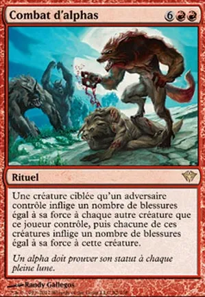 Combat d'alphas