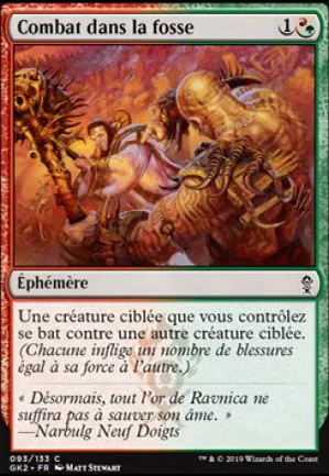 Combat dans la fosse