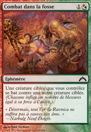 Combat dans la fosse