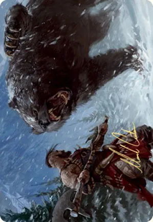 Combat dans le blizzard – Illustration