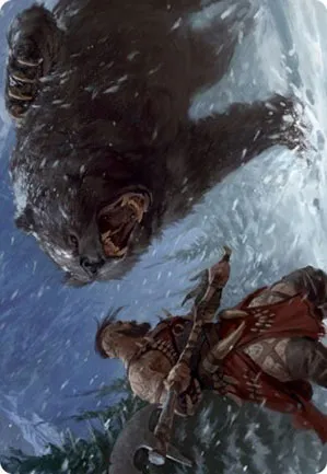 Combat dans le blizzard – Illustration