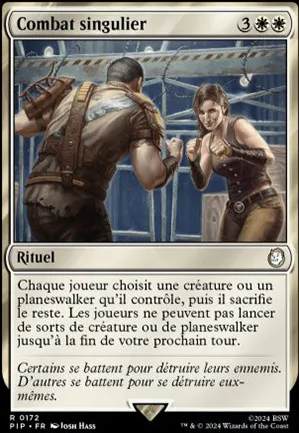Combat singulier