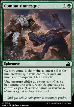 Combat titanesque