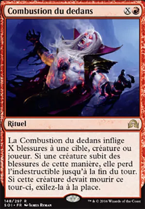 Combustion du dedans