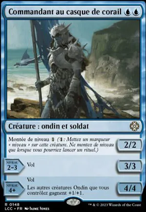 Commandant au casque de corail