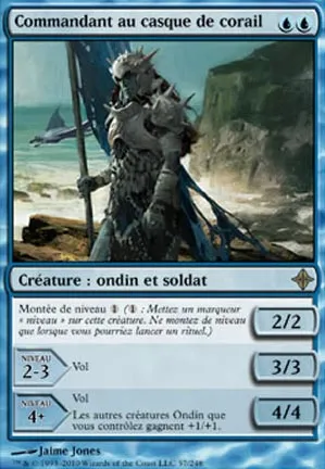 Commandant au casque de corail