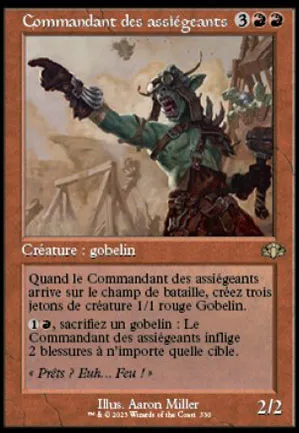Commandant des assiégeants