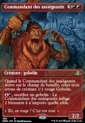 Commandant des assiégeants