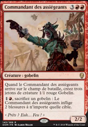 Commandant des assiégeants