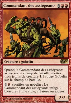 Commandant des assiégeants
