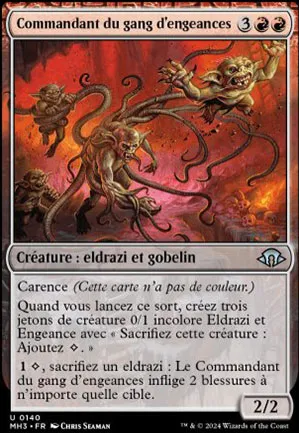 Commandant du gang d'engeances