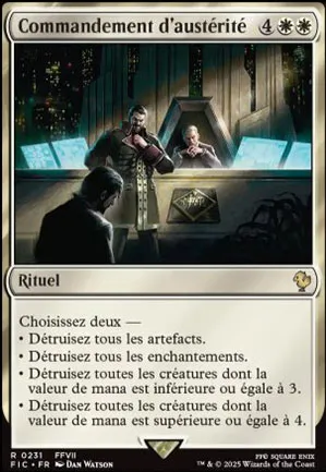 Commandement d'austérité