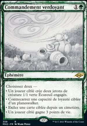Commandement verdoyant