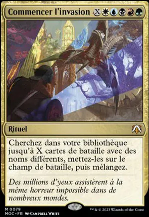 Commencer l'invasion