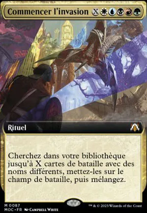 Commencer l'invasion