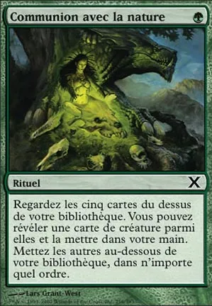 Communion avec la nature