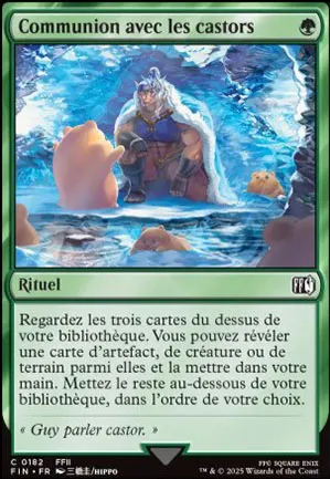 Communion avec les castors