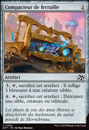 Compacteur de ferraille