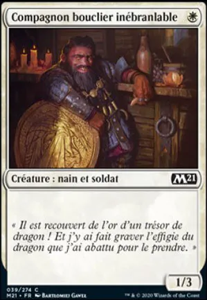 Compagnon bouclier inébranlable