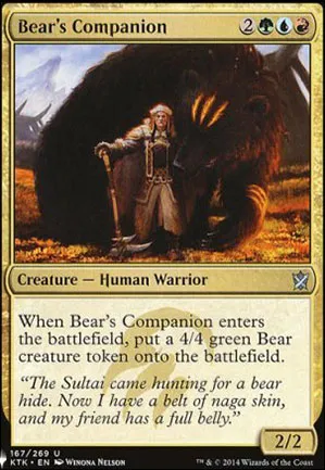 Compagnon de l'ours