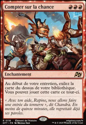 Compter sur la chance