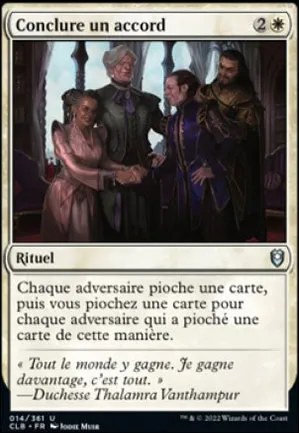 Conclure un accord