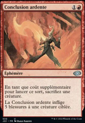 Conclusion ardente