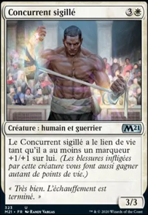 Concurrent sigillé