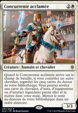 Concurrente acclamée