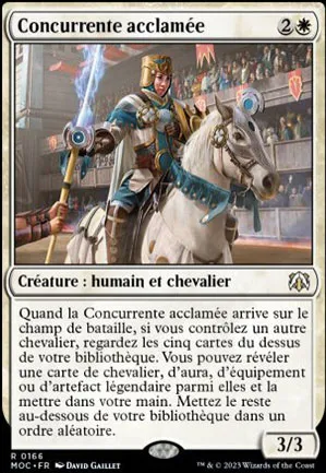 Concurrente acclamée