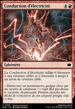 Conduction d'électricité