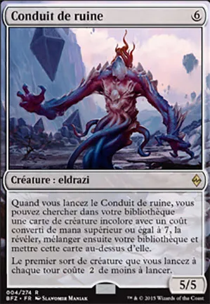Conduit de ruine
