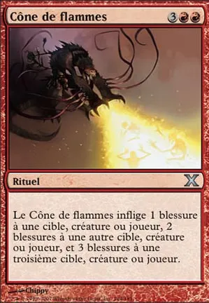 Cône de flammes