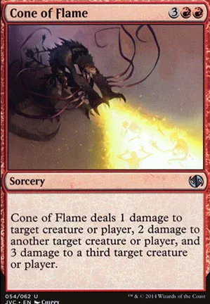 Cône de flammes
